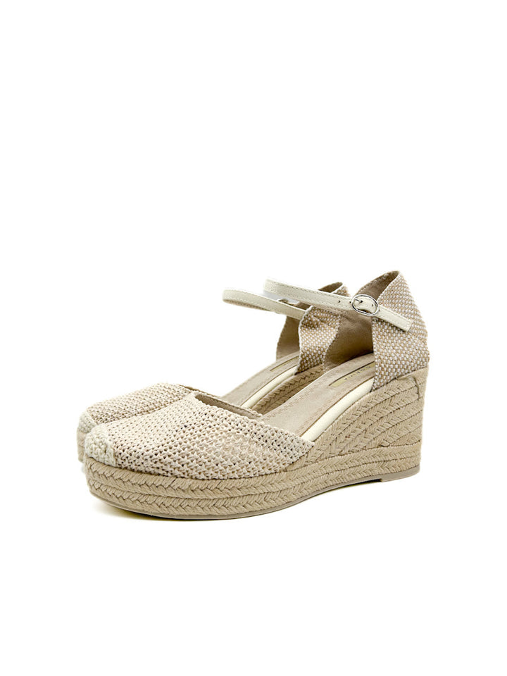 Alpargatas Cuña Efecto de Crochet Corina M5390