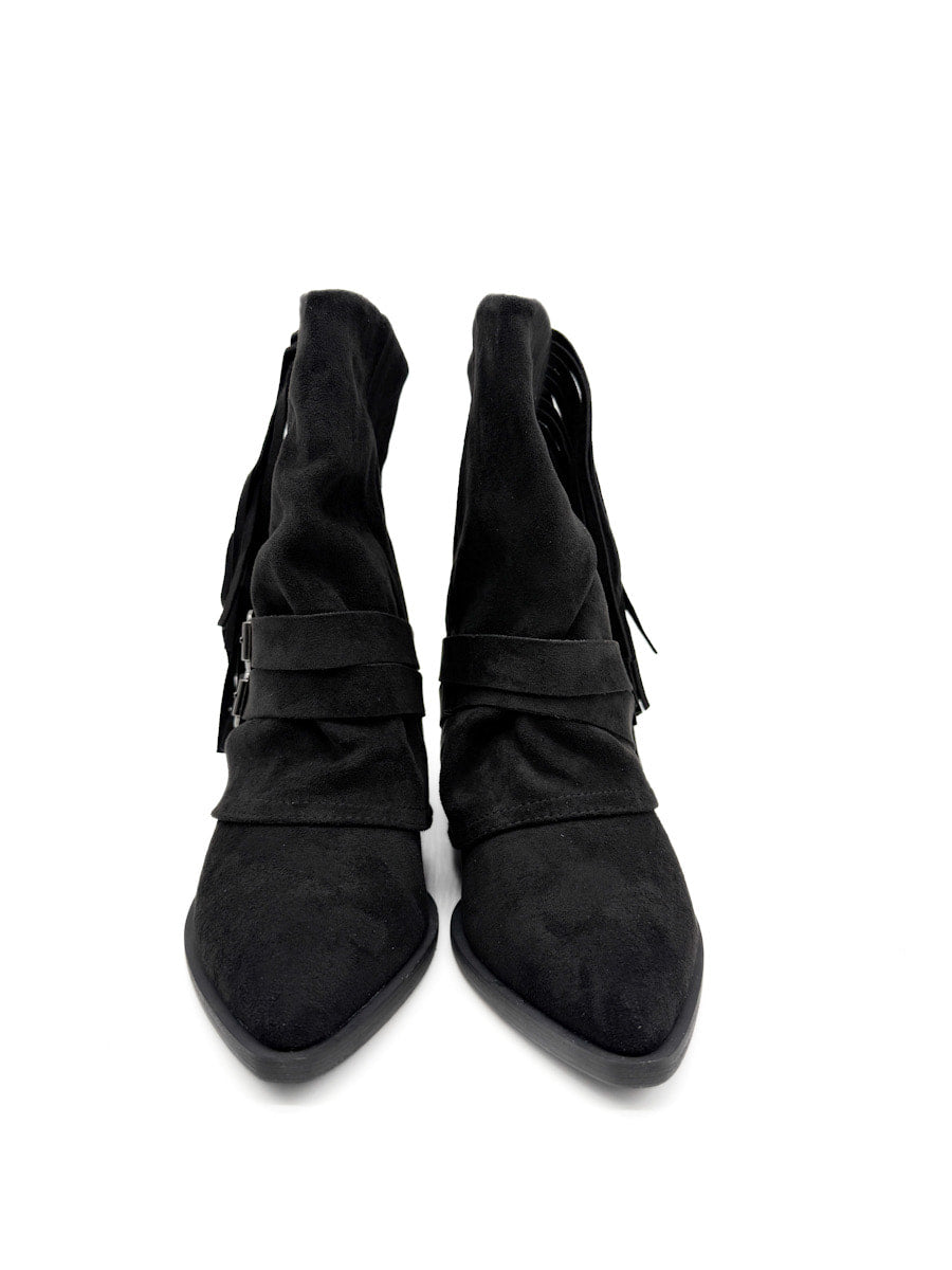 Botines con Flecos y Correas con Hebillas