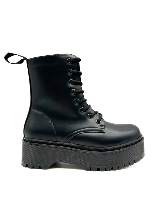 Bota Militar Plataforma RQ49 Negro