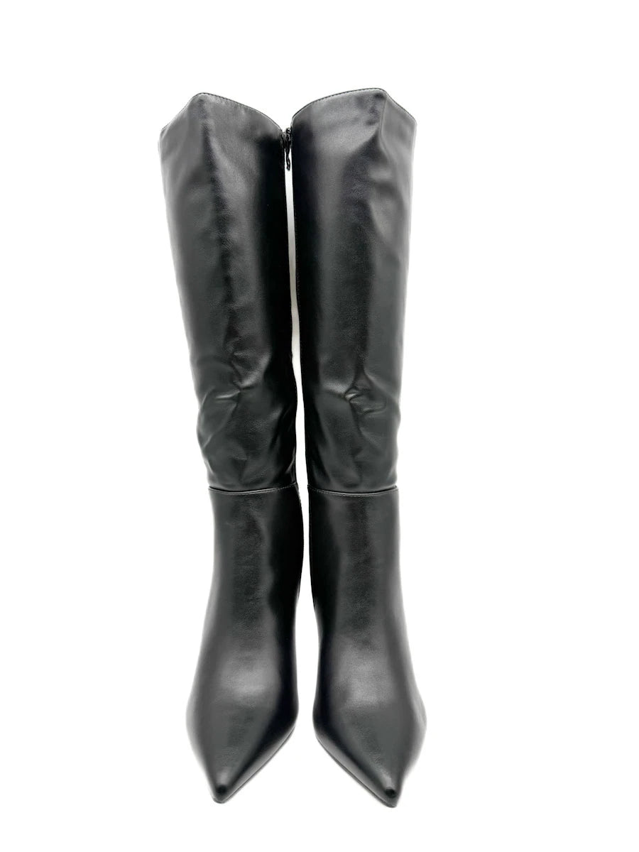 Botas Altas de Tacón de Aguja y Punta Afilada