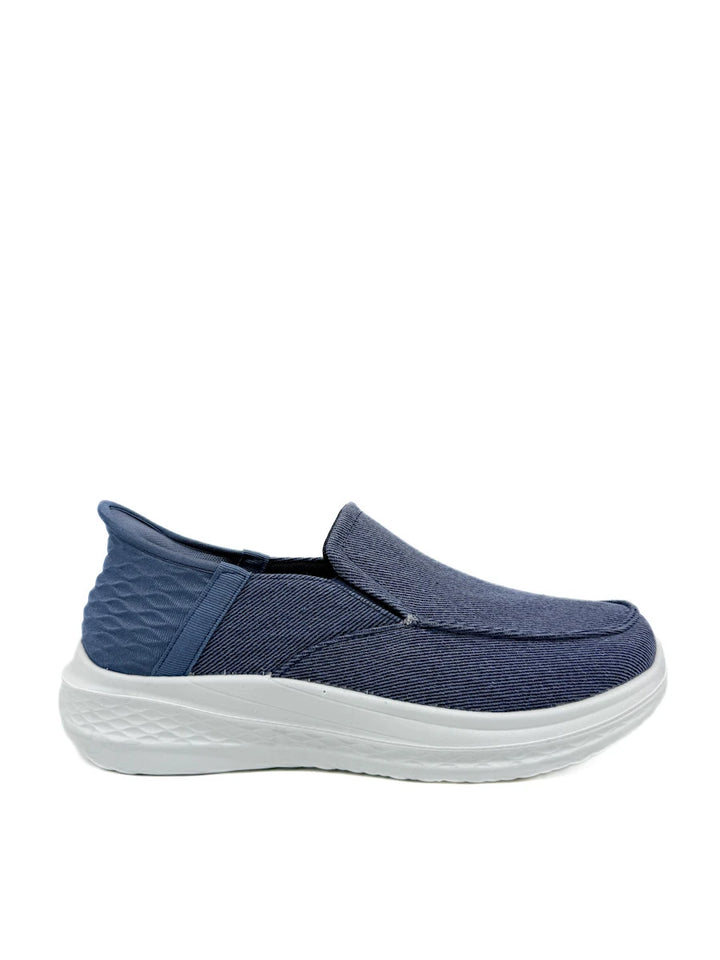 Mocasines Deportivos de Lona para Hombre Calzado Confort Slip-On