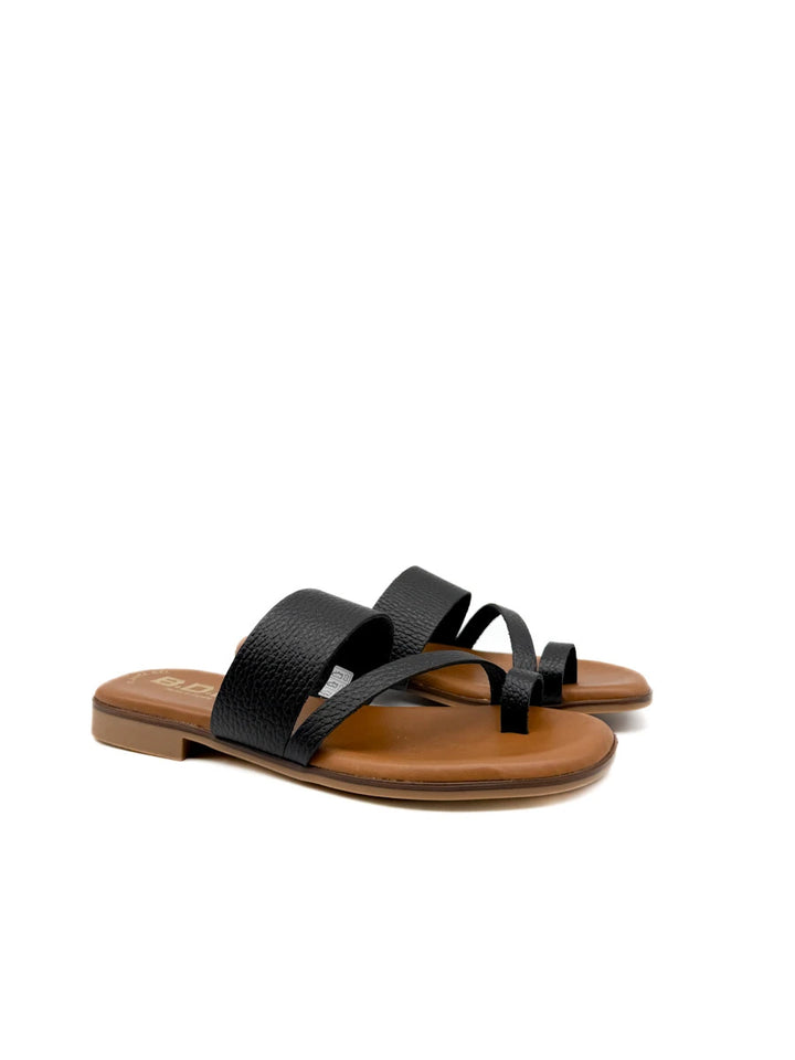 Sandalias de Cuero con Tira de Dedo y Plantilla de Gel - Artesanía Española