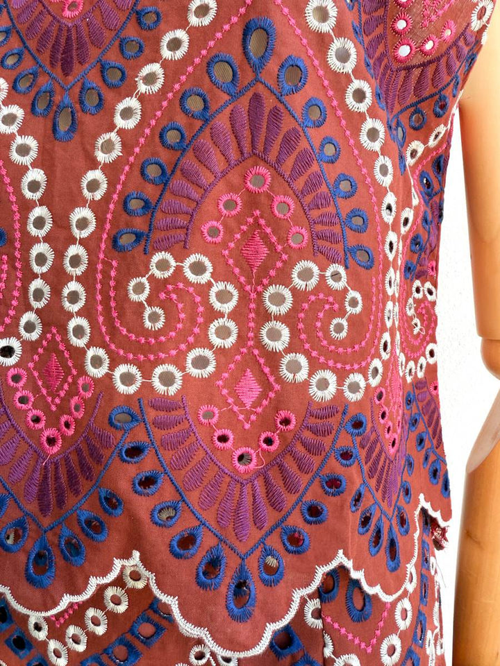 Conjunto de Blusa y Falda Bohemio