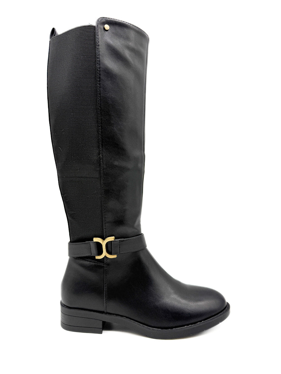 Botas Altas con Elástico Estilo Clásico