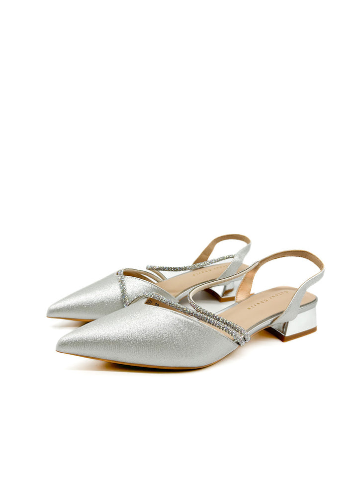 Zapatos de Fiesta Tacón Bajo Brillantes 588-391