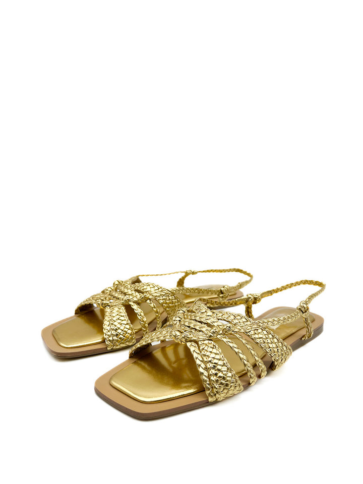 Sandalias Planas  Trenzada Corina M4435