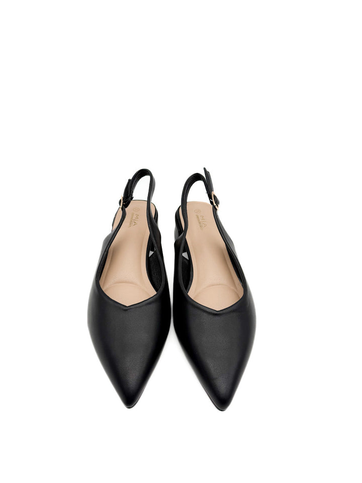 Zapatos Elegantes Destalonado de Tacón Bajo