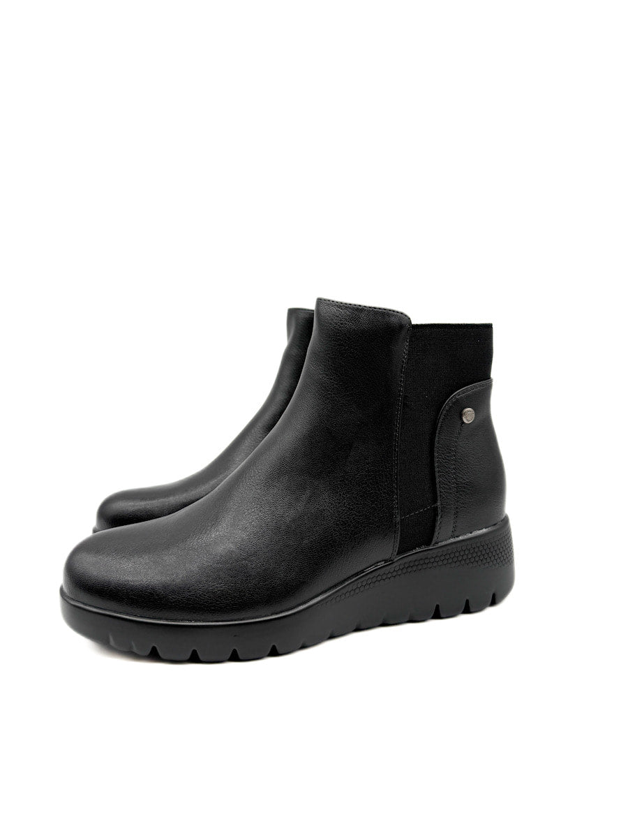 Botines Cuña Baja con Elástico Lateral