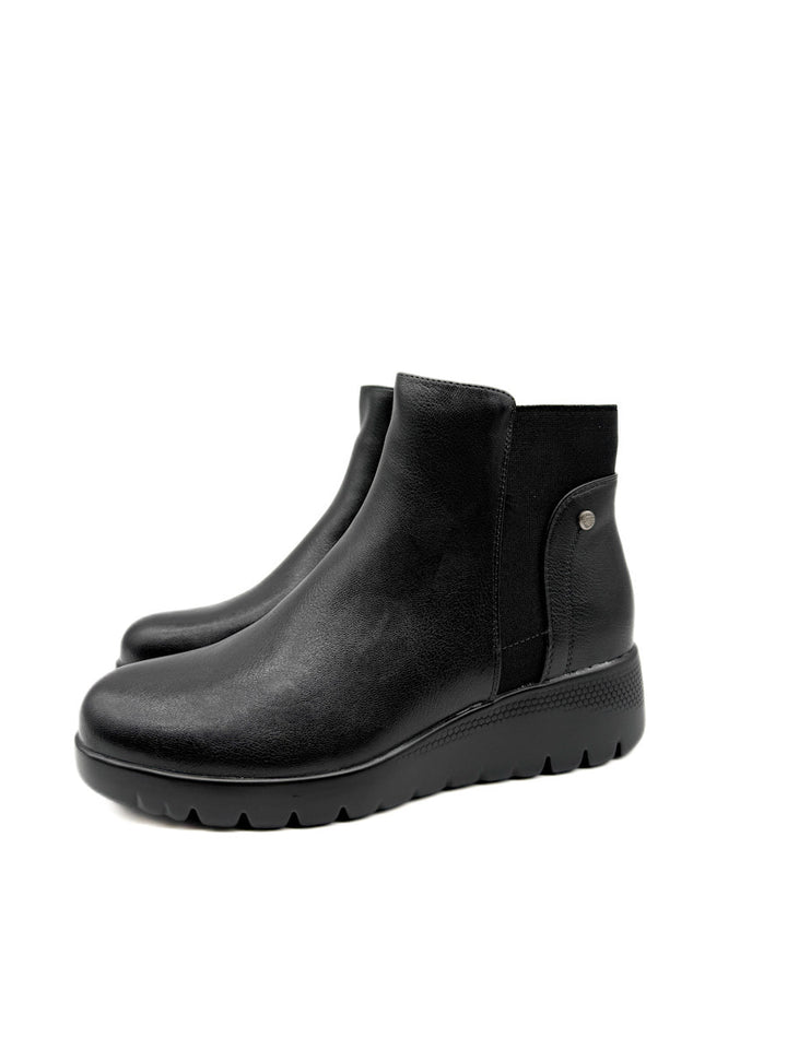 Botines Cuña Baja con Elástico Lateral