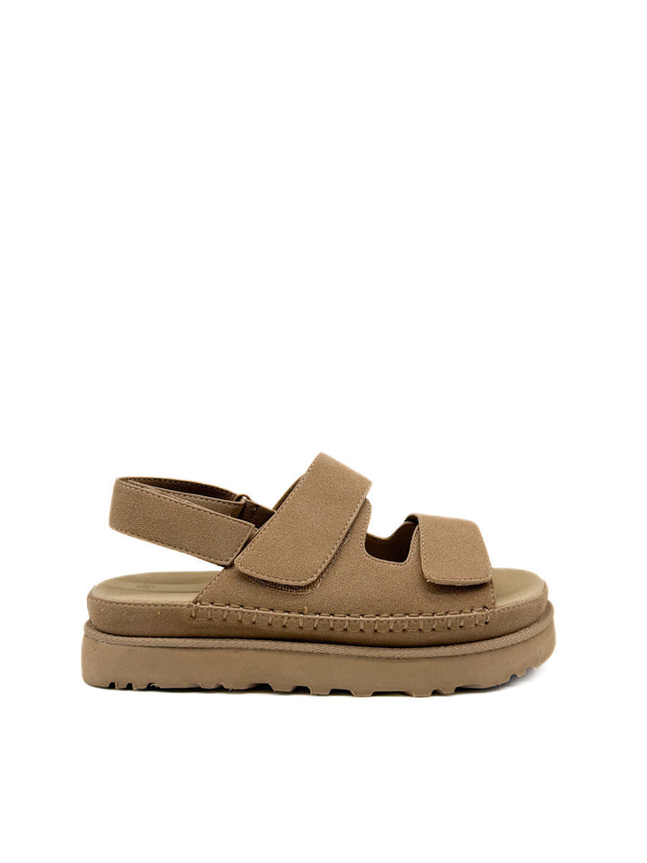 Sandalias Suela Gruesa Cierre de Velcro