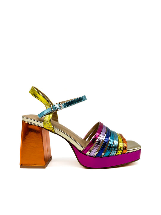 Sandalias Multicolor Plataforma Referencia S2414 multicolor