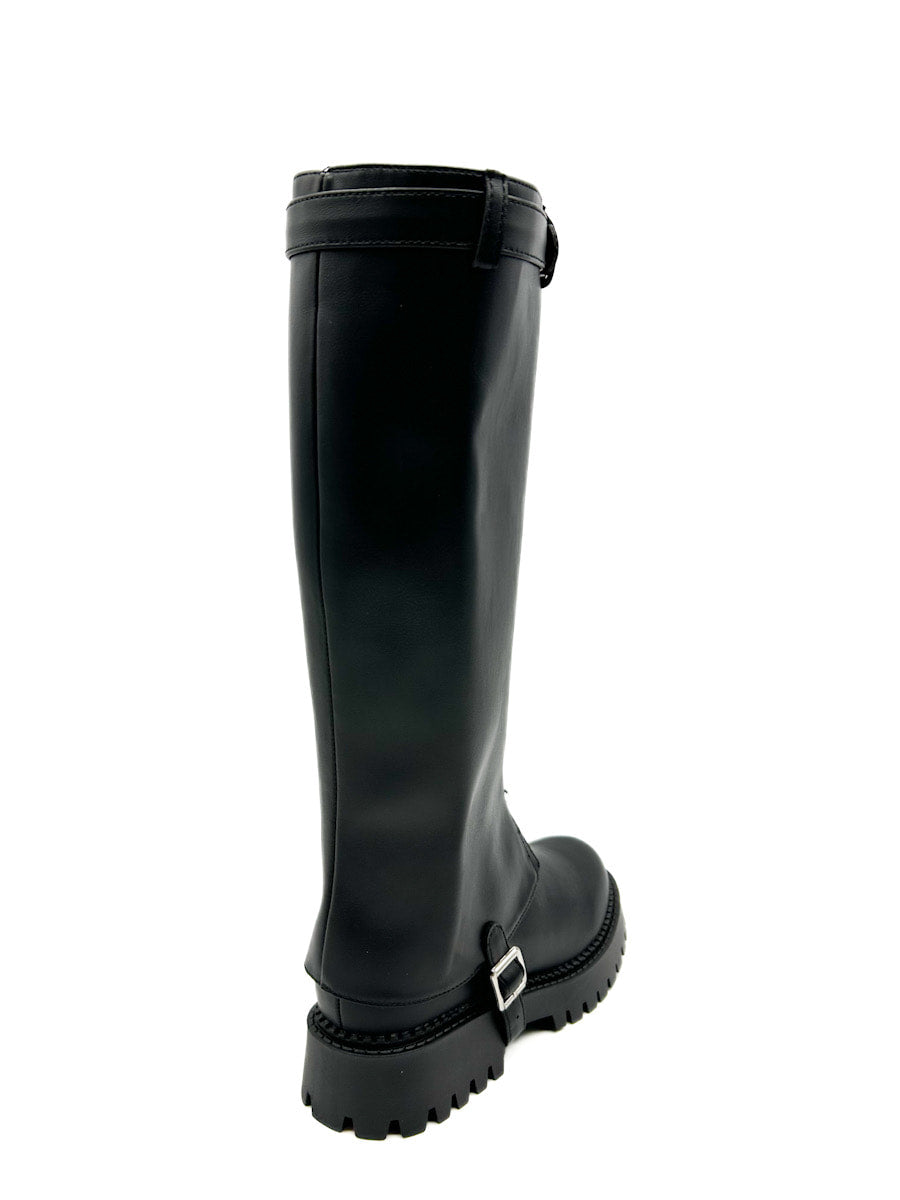 Botas botín Negras Dos Piezas Removibles 9959