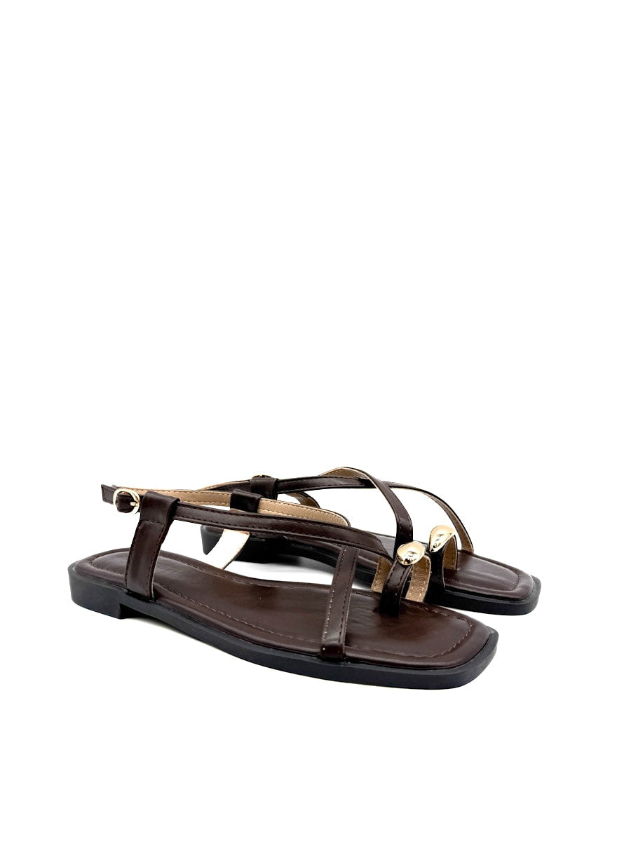 Sandalias de dedo con minimalistas con tiras finas