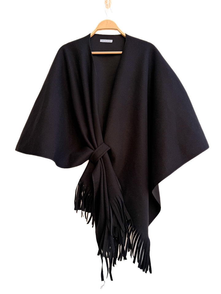 Poncho con Flecos