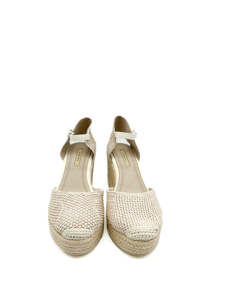 Alpargatas Cuña Efecto de Crochet Corina M5390