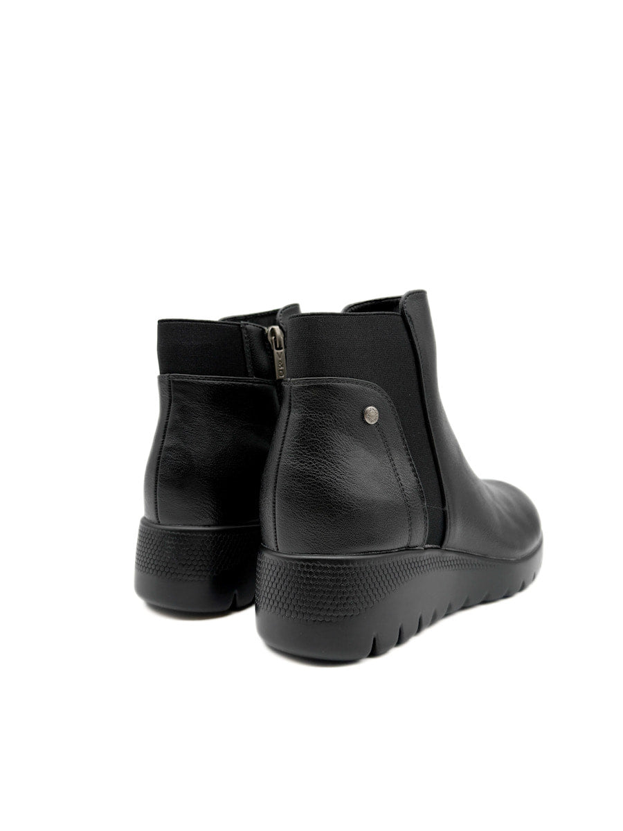 Botines Cuña Baja con Elástico Lateral