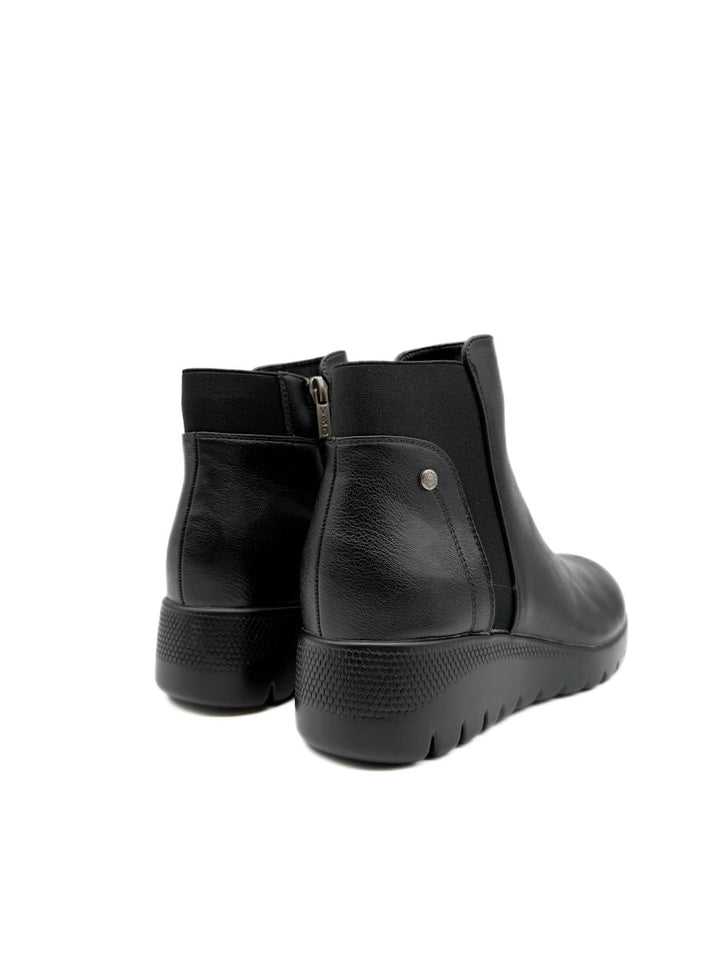 Botines Cuña Baja con Elástico Lateral