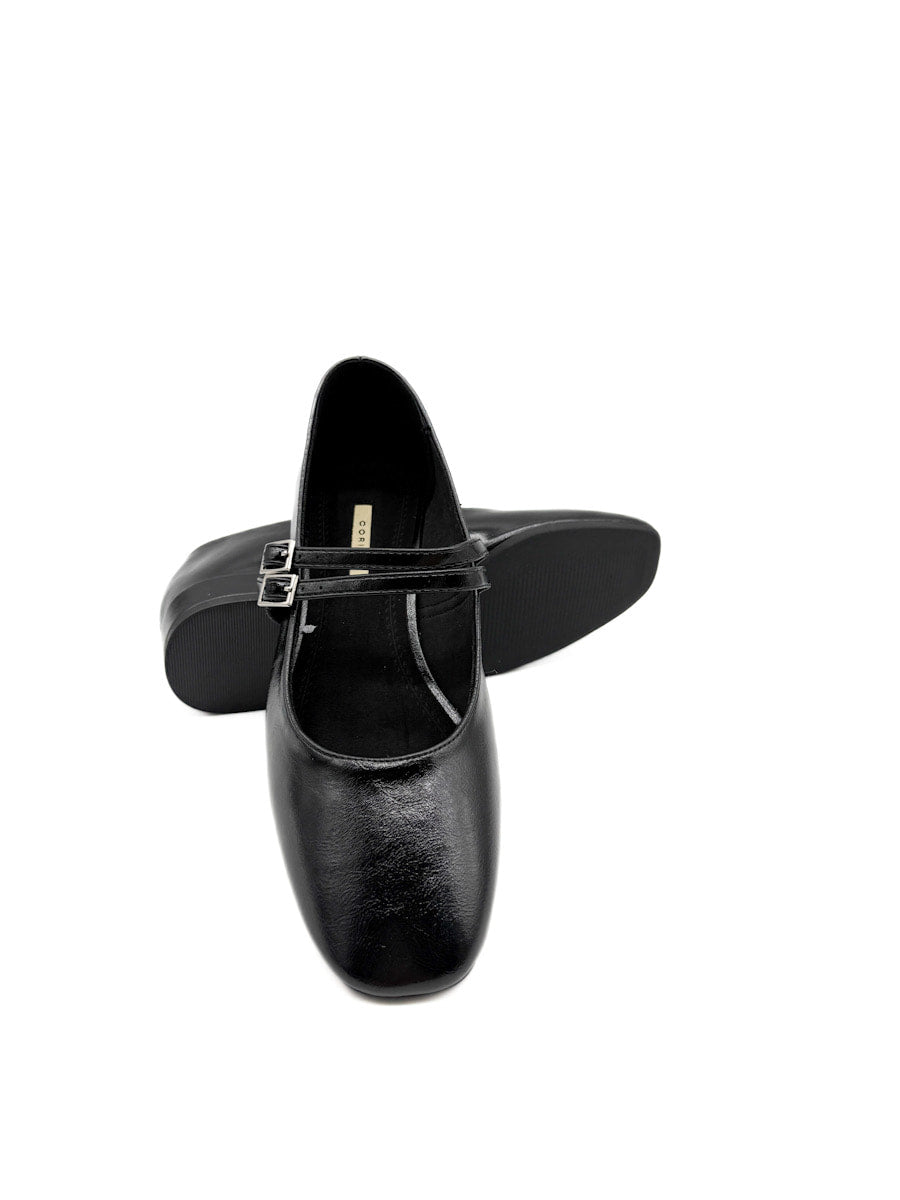 Zapatos Mary Jane con Tacón bajo y Correas Dobles Corina M5645