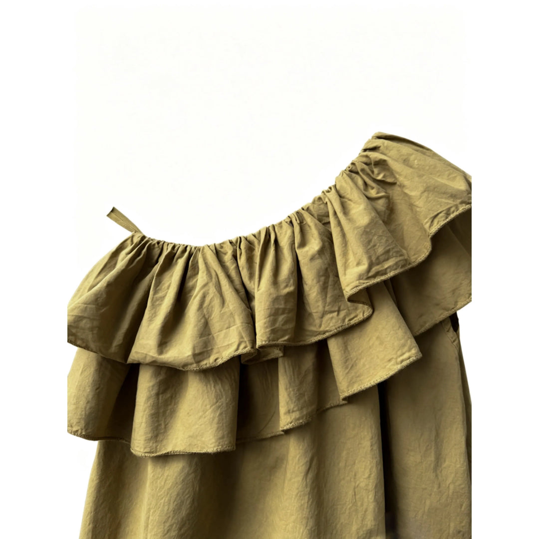 Blusa One Shoulder con Volantes | Elegancia y Estilo