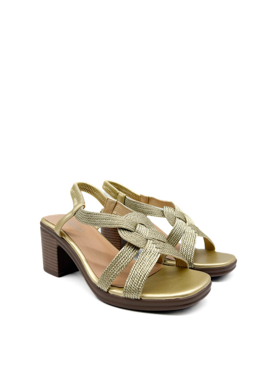 Elegantes Sandalias con Detalle Entrelazado
