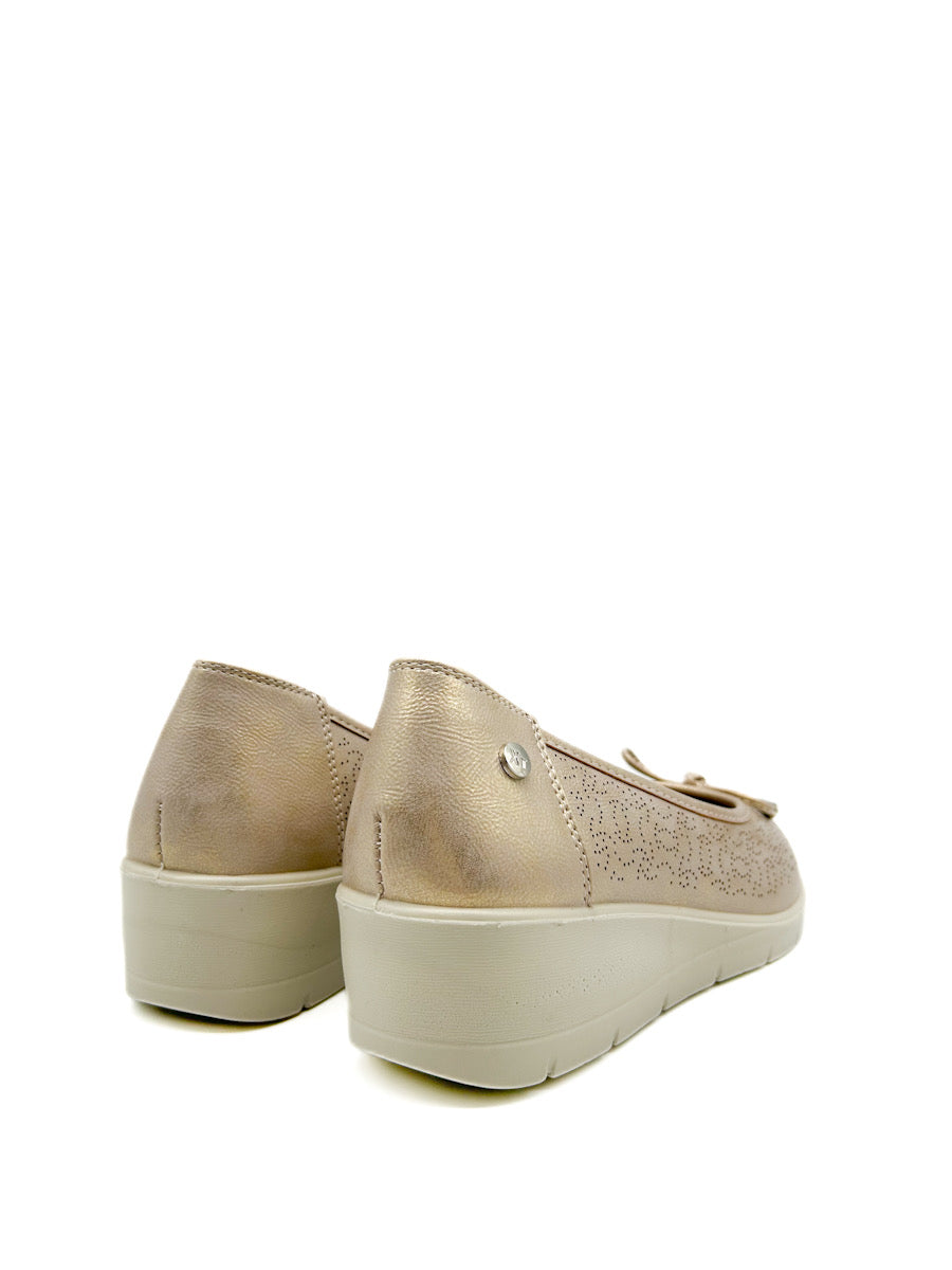 Zapato Cuña Baja Ligera Cómodo Para Mujer