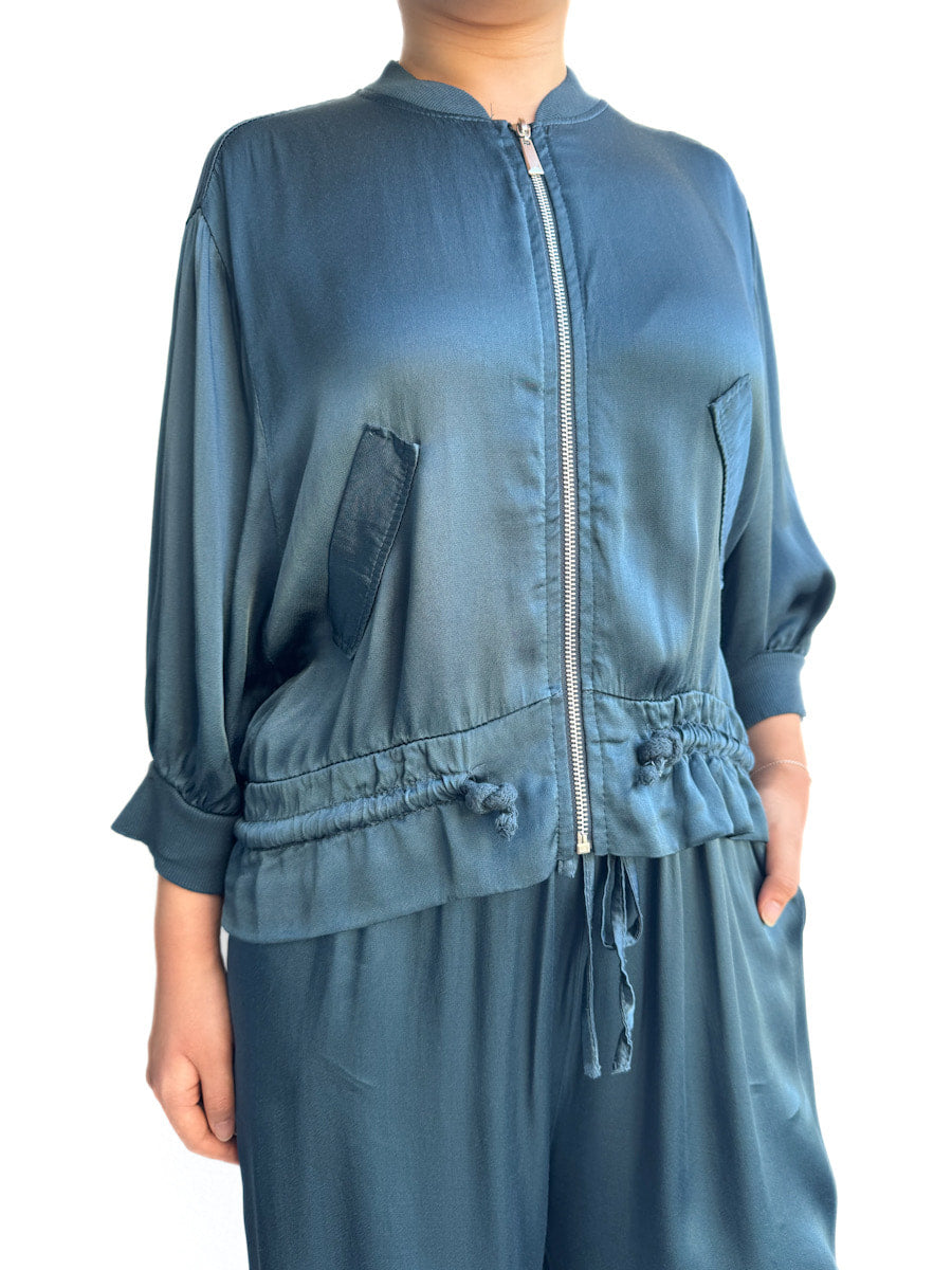 BOMBER SATINADA