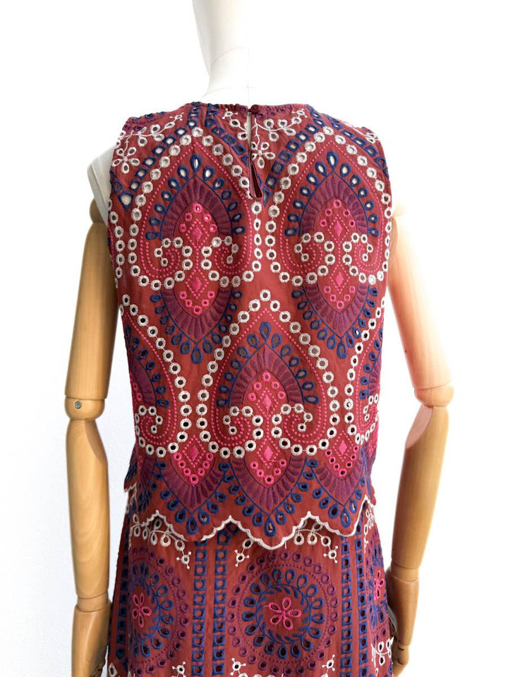 Conjunto de Blusa y Falda Bohemio