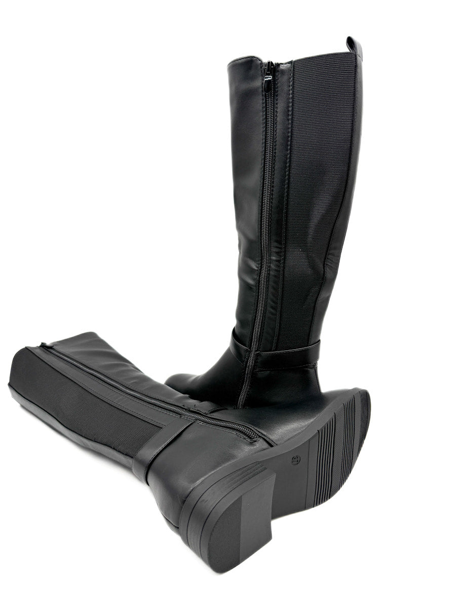 Botas Altas con Elástico Estilo Clásico
