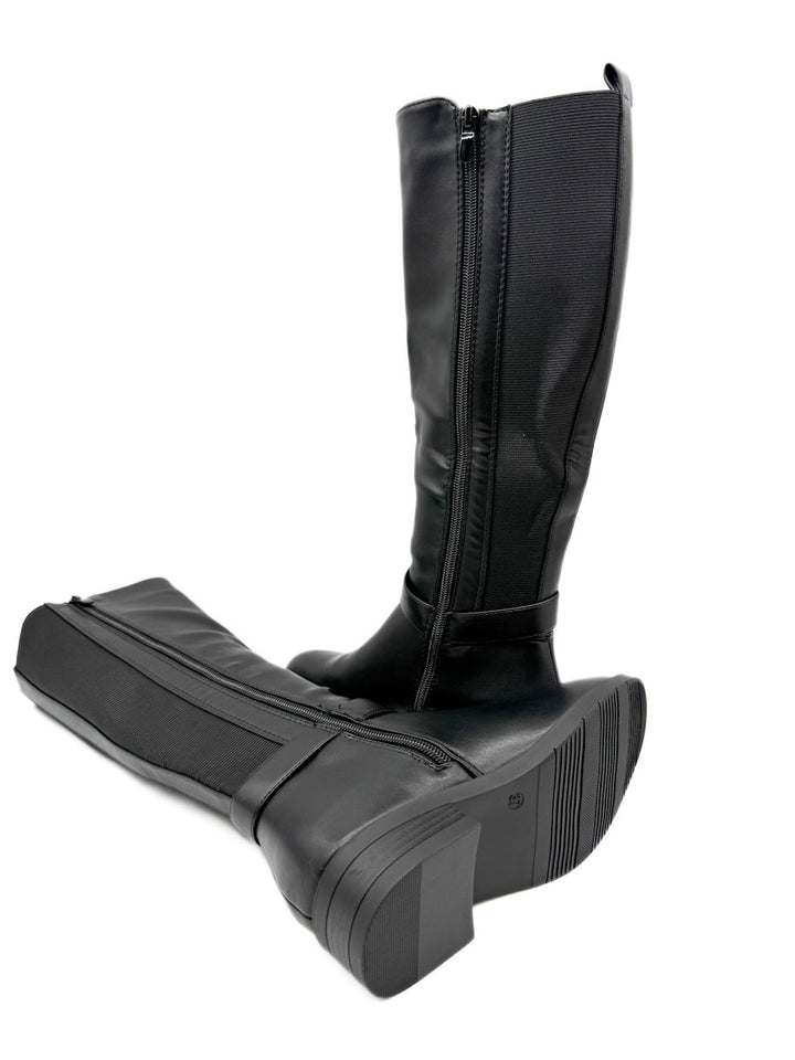 Botas Altas con Elástico Estilo Clásico