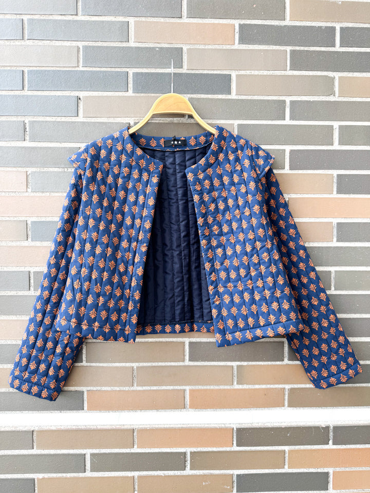 Chaqueta artesanal acolchada de algodón