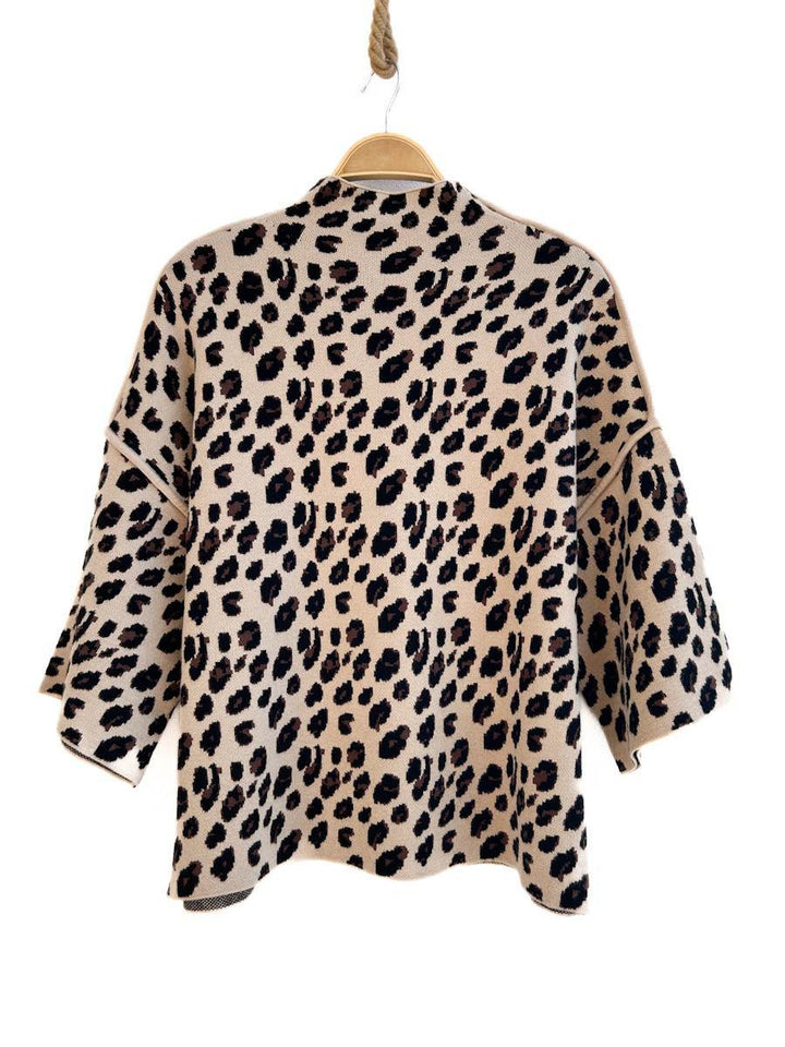 Jersey Animal Sprint Beige única