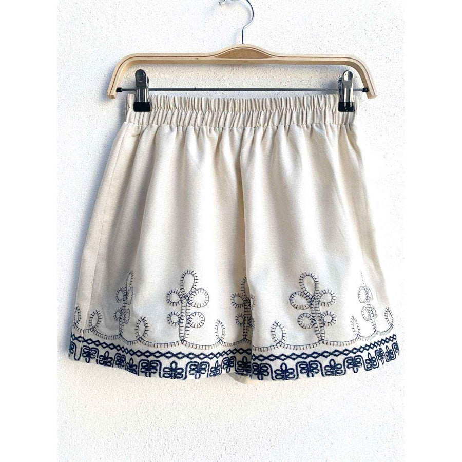 SHORT Raí Bordado Beige