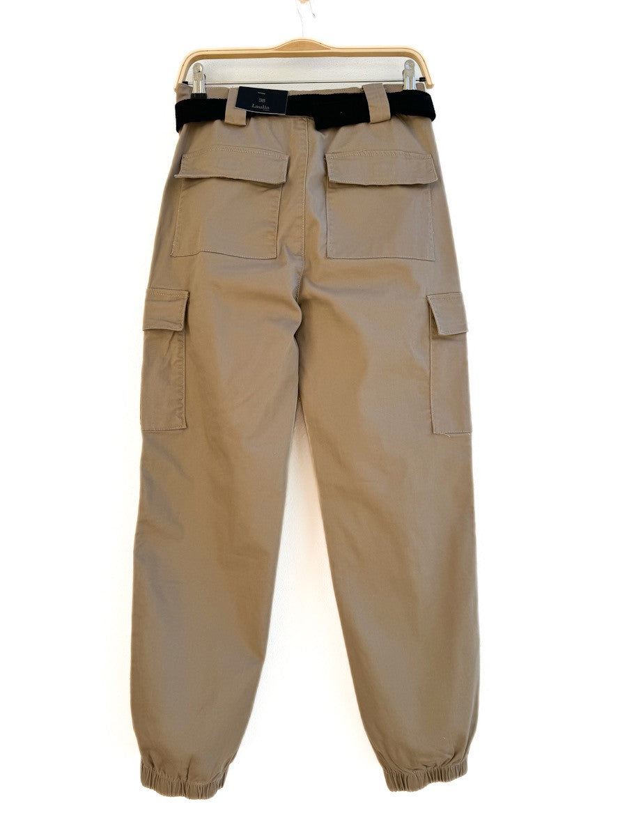 Pantalón Cargo con Cinturón Ajustable