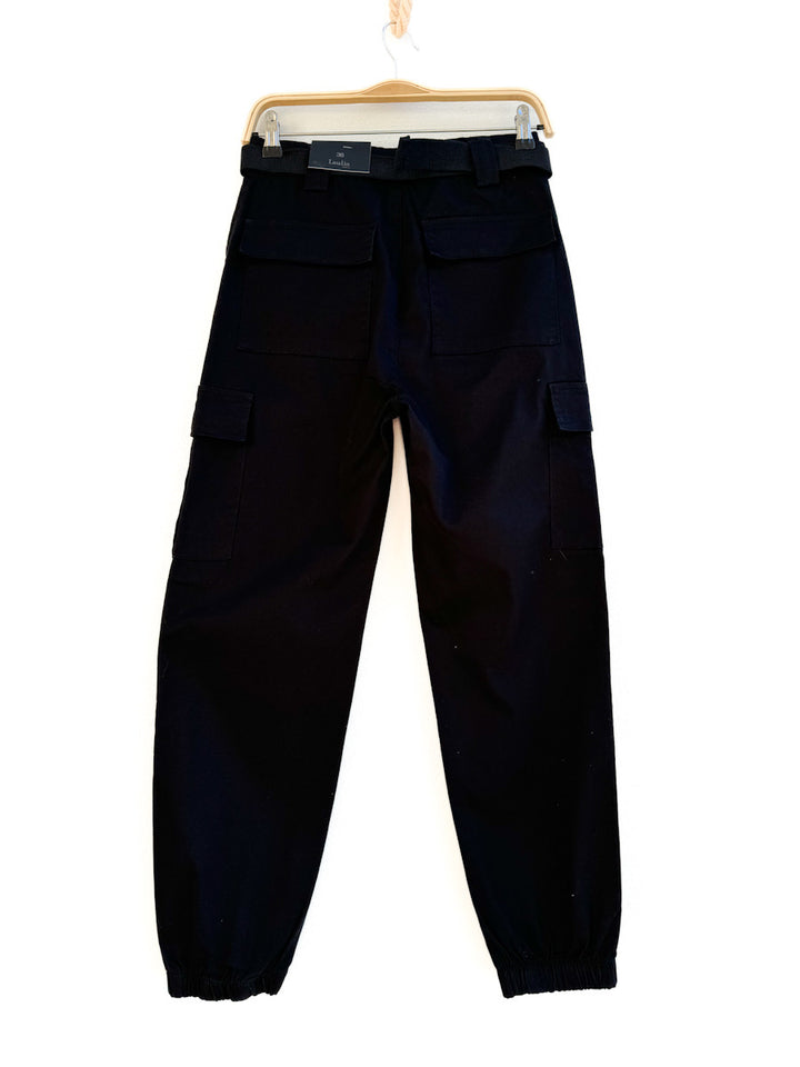 Pantalón Cargo con Cinturón Ajustable