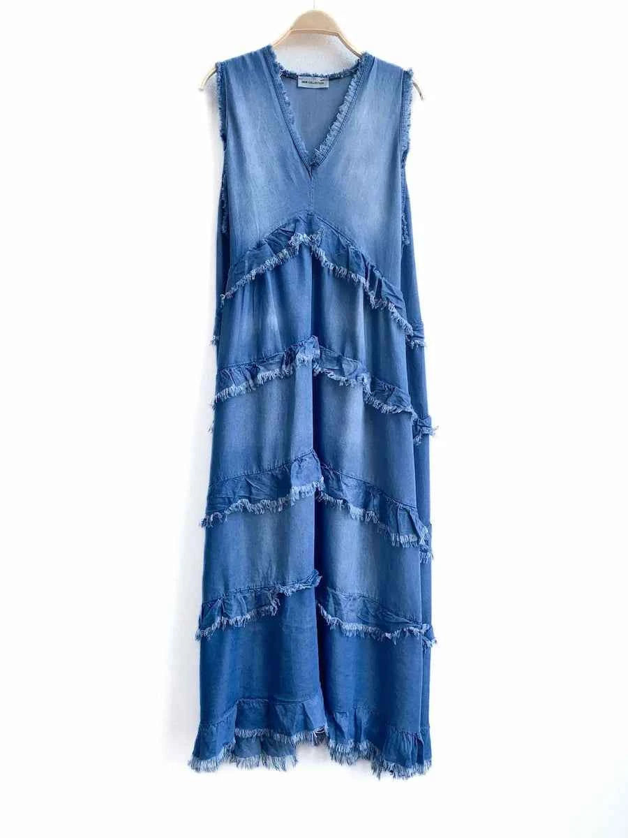 Vestido Lala Azul Única