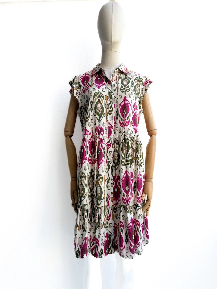 Vestido Camisero M3819 Beige