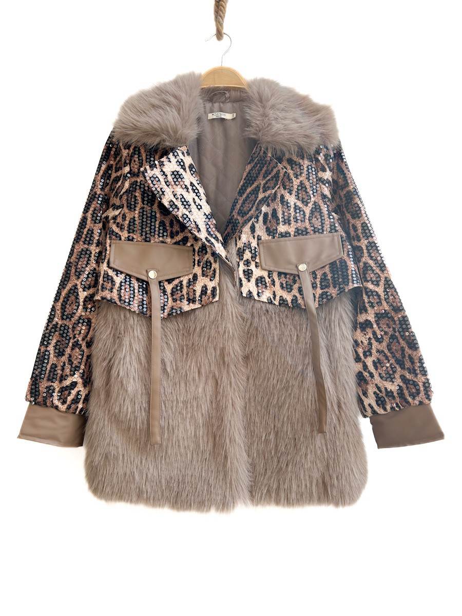 Chaqueta Pelito 8766 Kaki