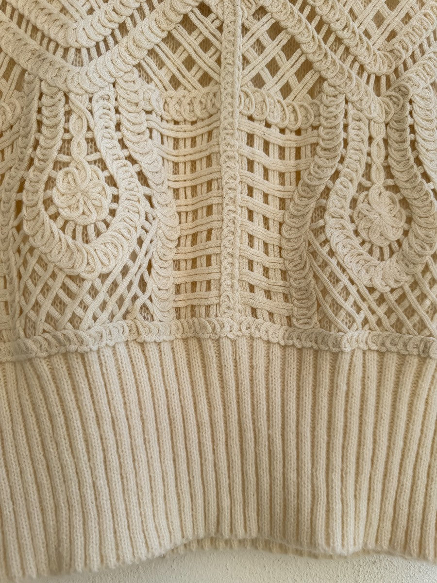 Chaleco Punto Crochet