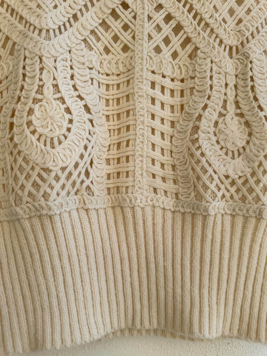 Chaleco Punto Crochet