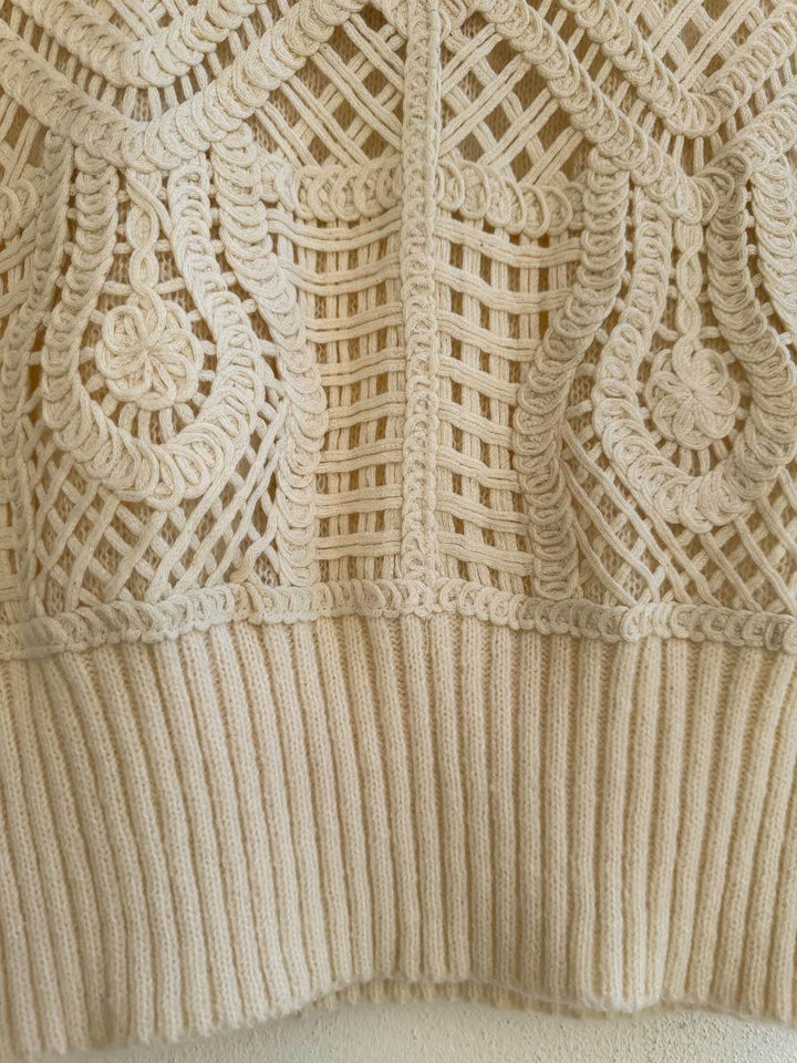 Chaleco Punto Crochet