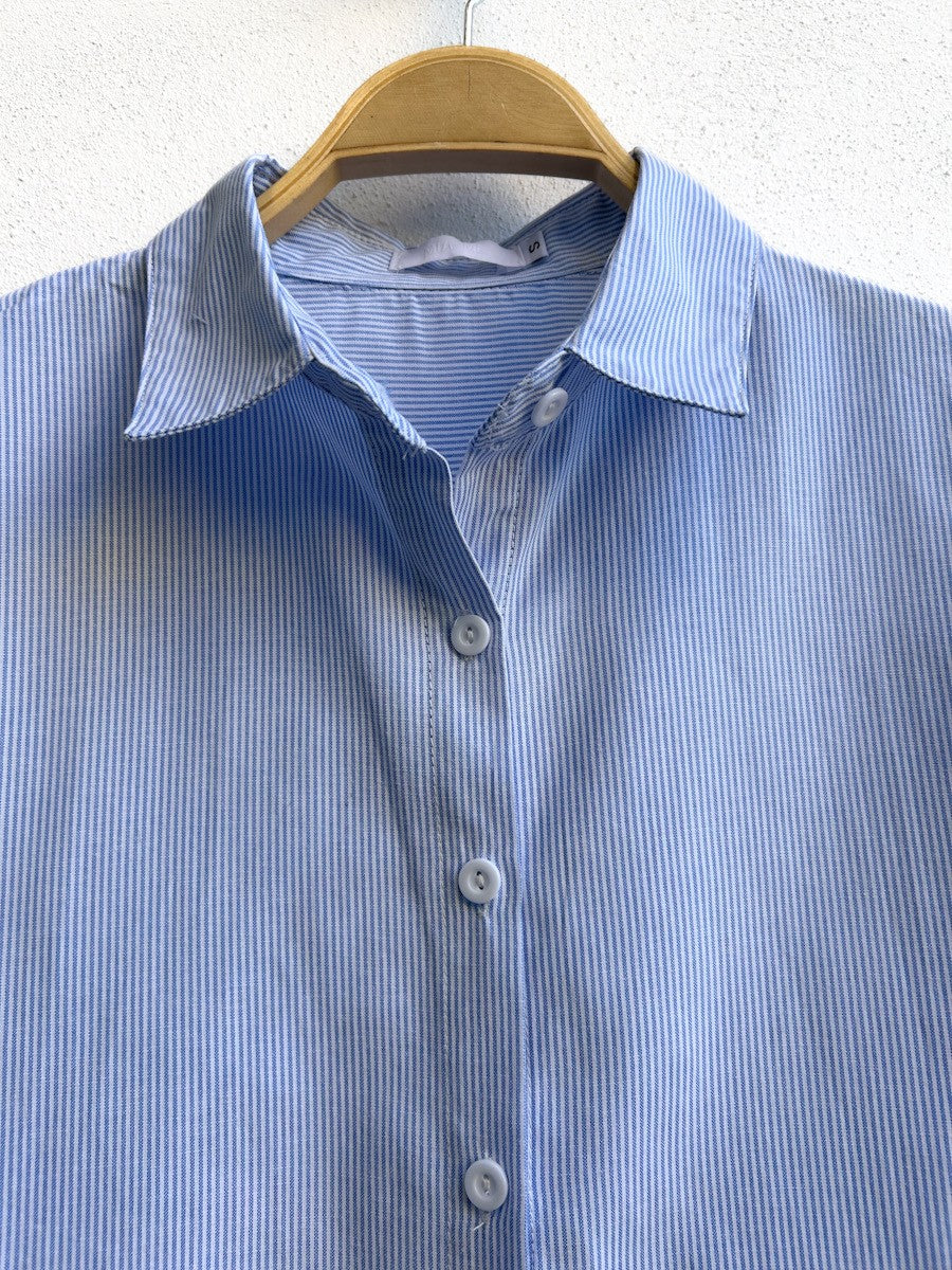 Camisa de Rayas Azules