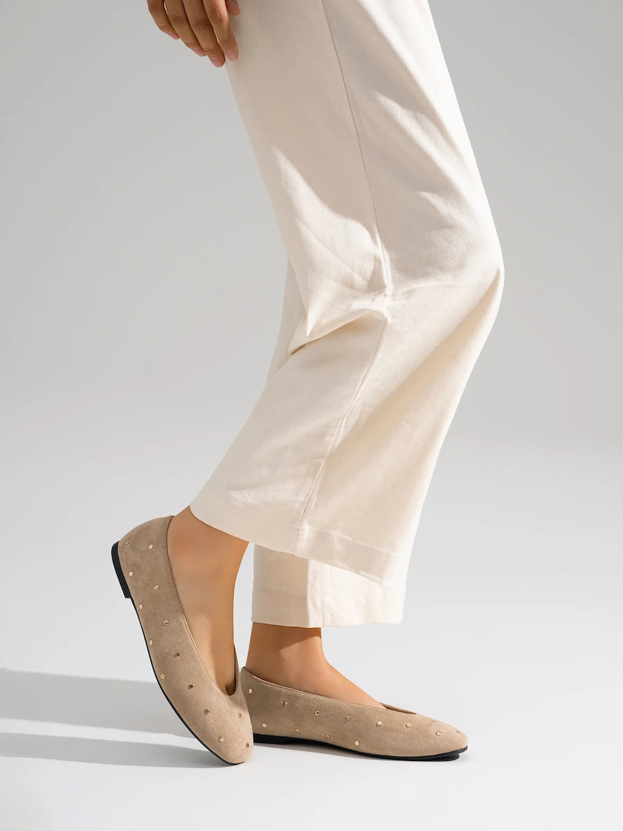 Bailarinas de Antelina con Tachuelas Metálicas.