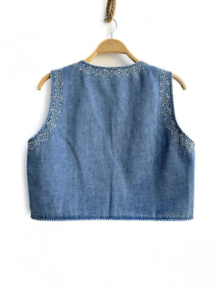 Chaleco Bordado FT775