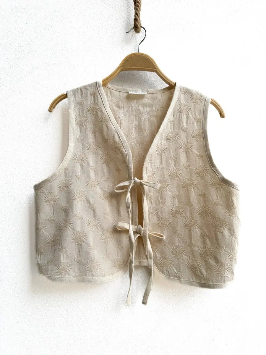 Chaleco Lazo FT778 Beige única