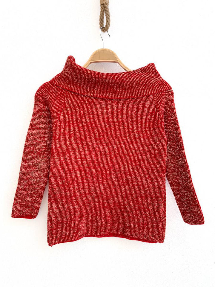 Jersey 0805 de punto con hombros al descubierto