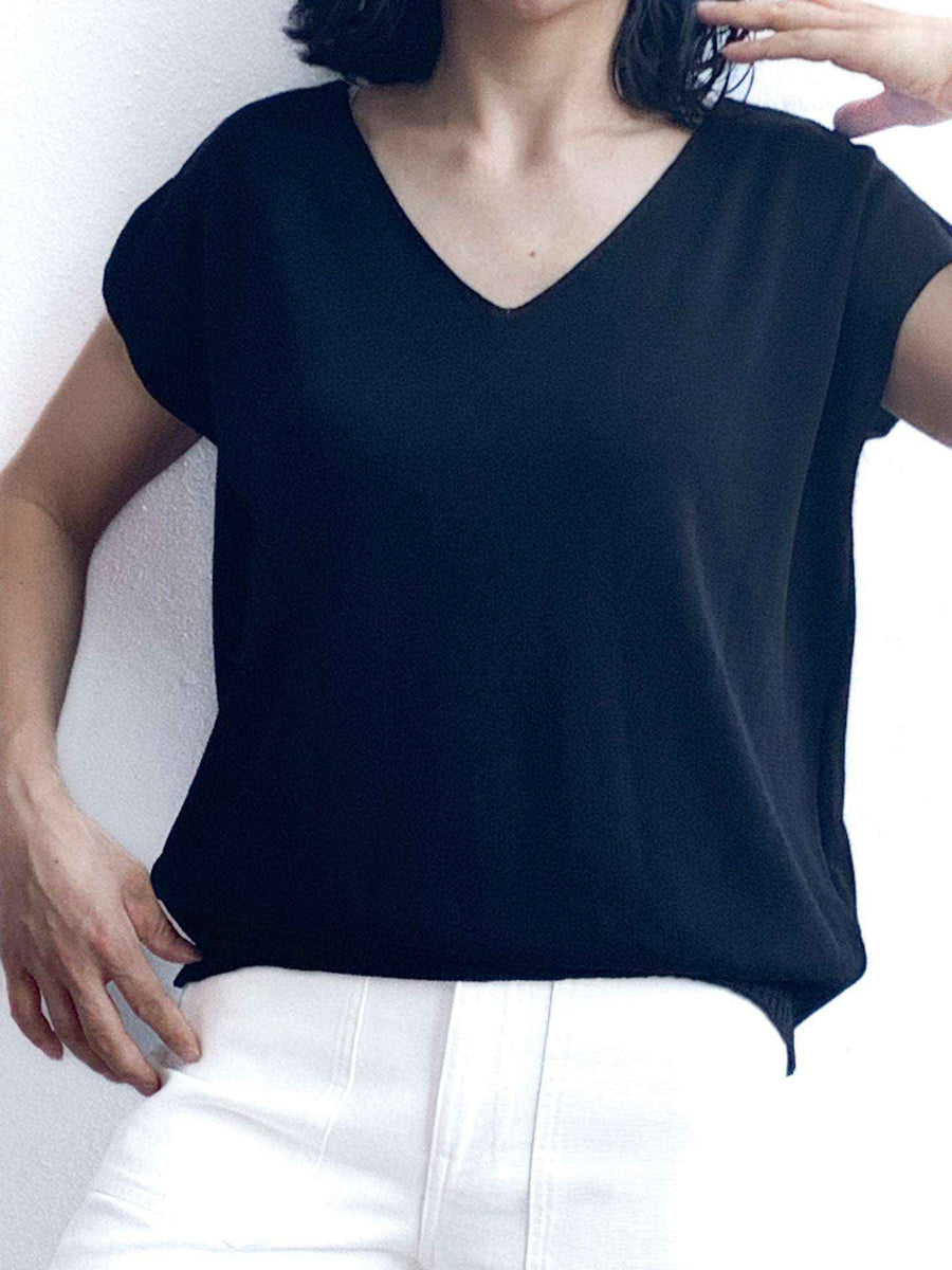 Punto Liso Negro Única