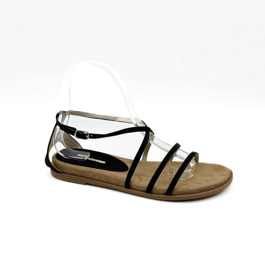 Corina M3455 Sandalias Planas Mujer Negro