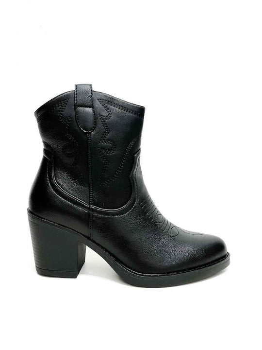 Botines Cowboy Referencia XY78-10 Negro