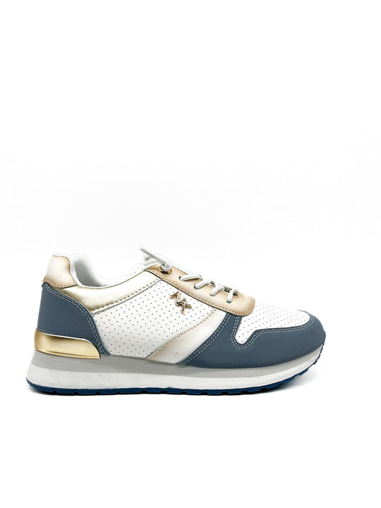 Zapatillas Deportiva Referencia NK056 Blanco azul