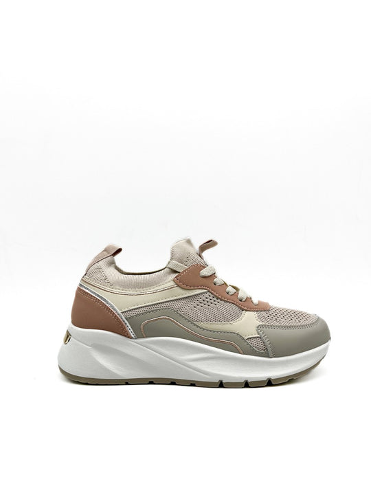 Zapatillas Deportiva Elástica Rosa